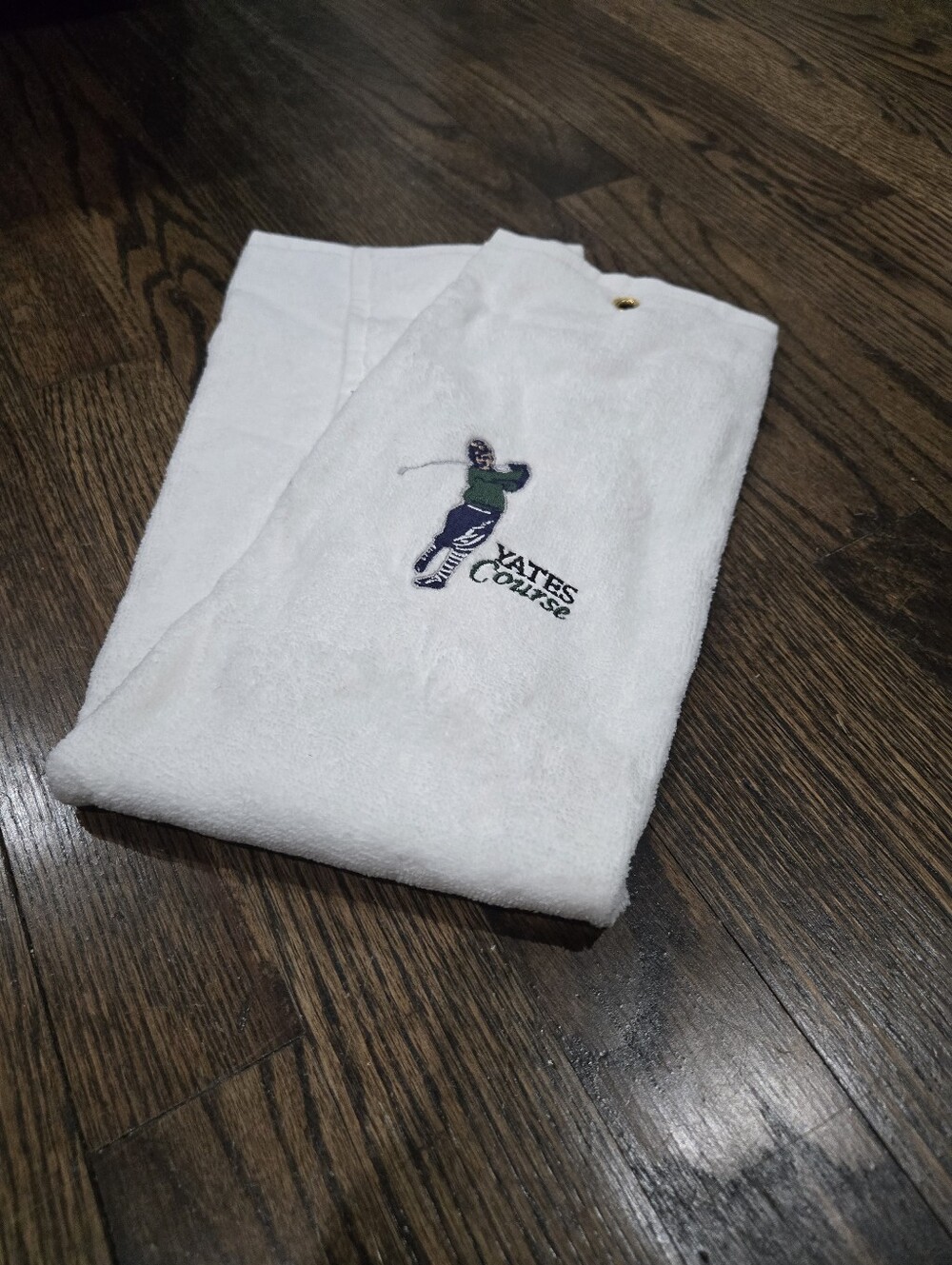Yates Course Embroideres Golf hand towel